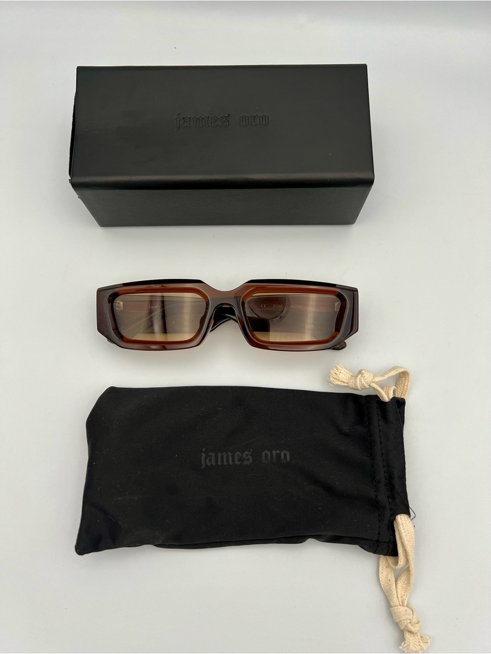 James Oro RESERVE DUNE sunglasses brown LIKE NEW